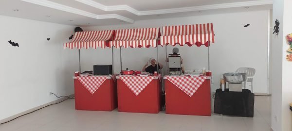 Barraquinhas para festas com ótimo cardápio.