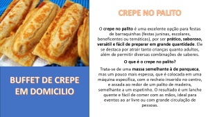 Crepe no palito