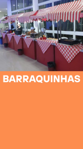 Barraquinhas para festas e eventos
