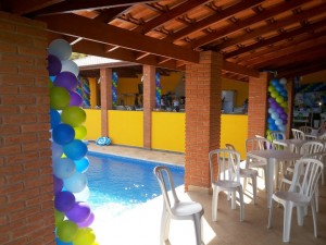 Decoracao com baloes 100